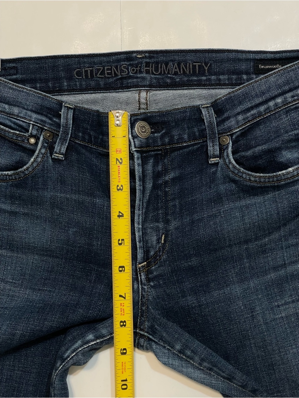 Citizens of Humanity Emanuelle Women’s Dark Blue Boot Cut Jeans Size 28 - Picture 6 of 15